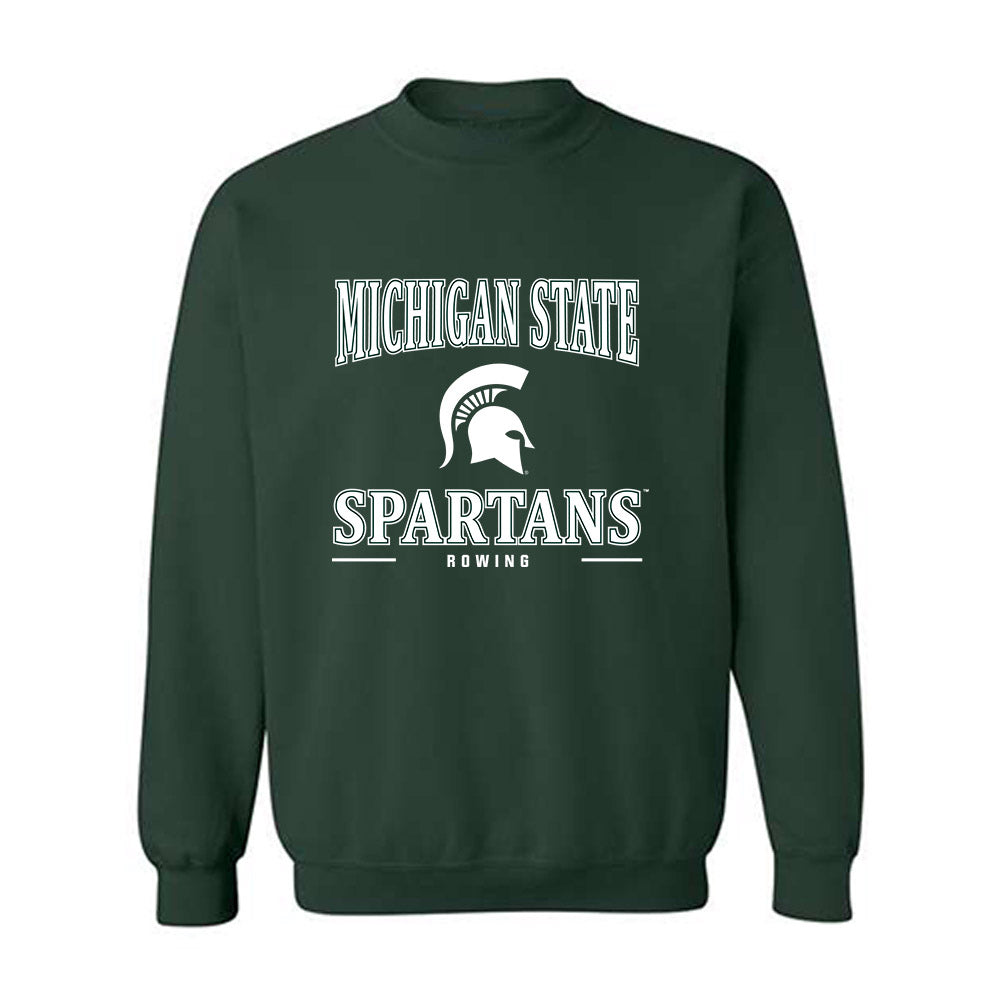 Michigan State - NCAA Women's Rowing : Madi Crowley - Classic Shersey Crewneck Sweatshirt-0