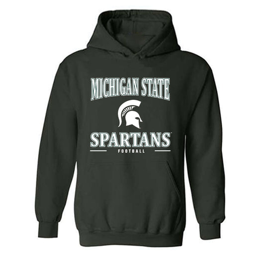 Michigan State - NCAA Football : Cam Edwards - Classic Shersey Hooded Sweatshirt-0