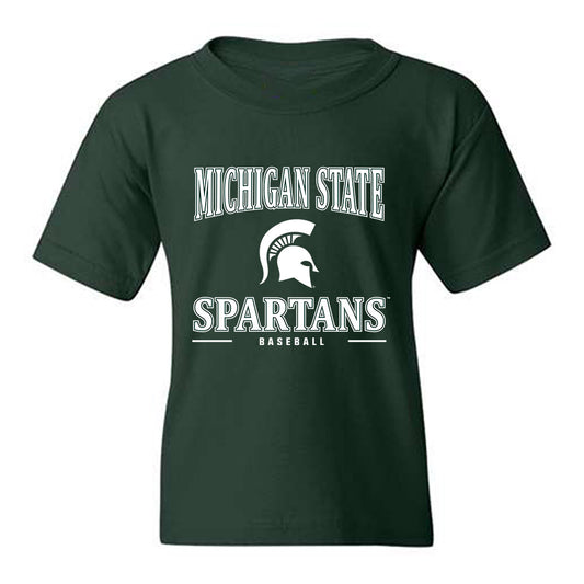 Michigan State - NCAA Baseball : CJ Deckinga - Classic Shersey Youth T-Shirt-0