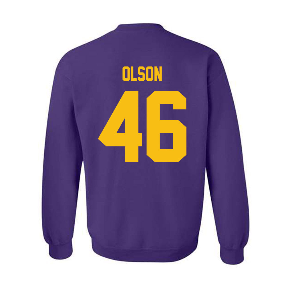 Minn. St. - NCAA Football : Tanner Olson - Classic Shersey Crewneck Sweatshirt-1