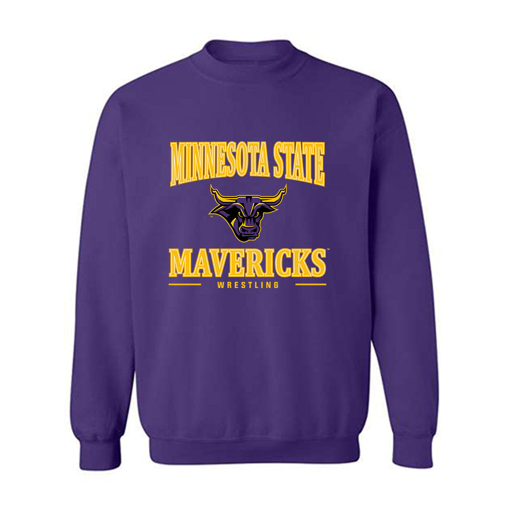 Minn. St. - NCAA Wrestling : Jim Makovsky - Classic Shersey Crewneck Sweatshirt-0