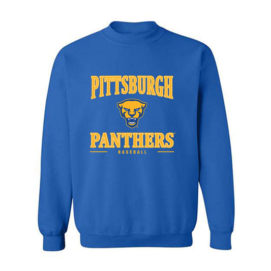 Pittsburgh - NCAA Baseball : Eddie Smink - Classic Shersey Crewneck Sweatshirt-0