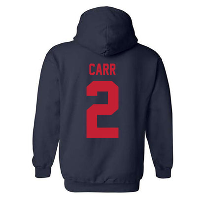 Samford - NCAA Baseball : Cade Carr - Classic Shersey Hooded Sweatshirt-1