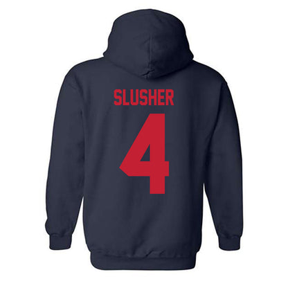 Samford - NCAA Women's Volleyball : Hazel Slusher - Classic Shersey Hooded Sweatshirt-1