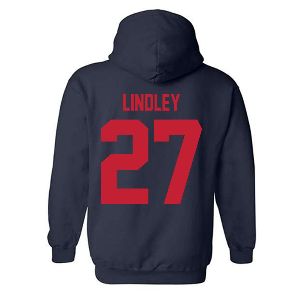 Samford - NCAA Football : Zamarcus Lindley - Classic Shersey Hooded Sweatshirt-1