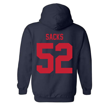 Samford - NCAA Football : Owen Sacks - Classic Shersey Hooded Sweatshirt-1