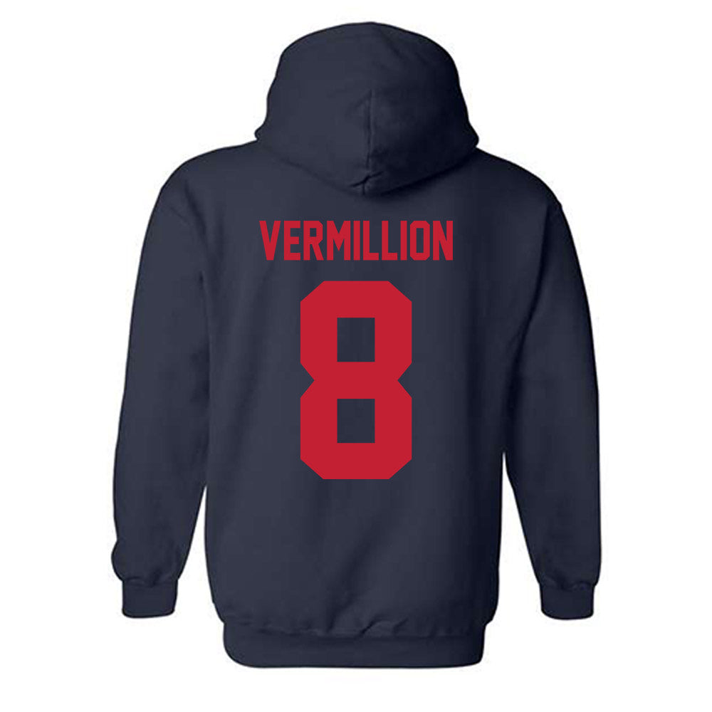 Samford - NCAA Baseball : Ryan Vermillion - Classic Shersey Hooded Sweatshirt-1