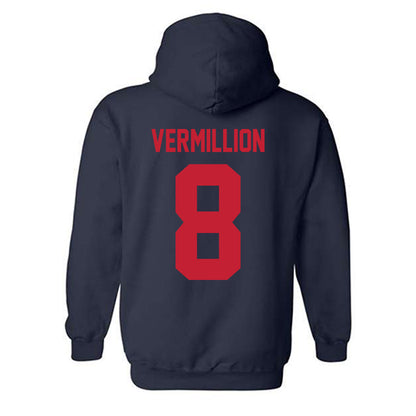 Samford - NCAA Baseball : Ryan Vermillion - Classic Shersey Hooded Sweatshirt-1