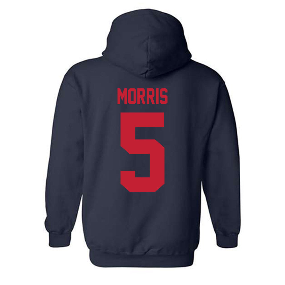 Samford - NCAA Women's Basketball : Francie Morris - Classic Shersey Hooded Sweatshirt-1