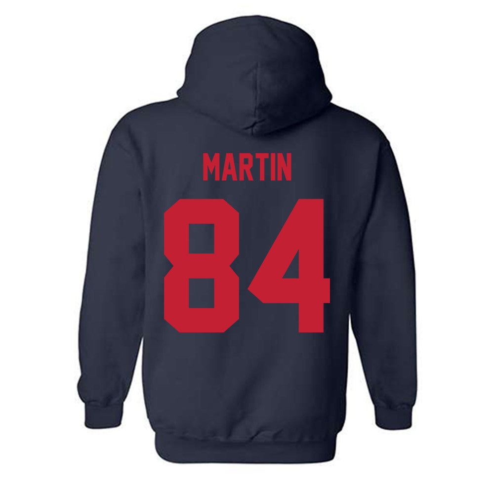 Samford - NCAA Football : Bryon Martin - Classic Shersey Hooded Sweatshirt-1