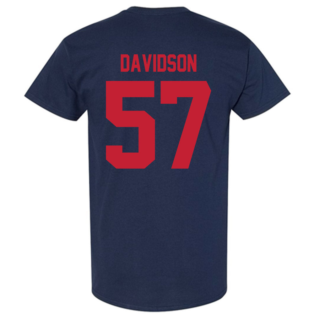 Samford - NCAA Football : Web Davidson - Classic Shersey T-Shirt-1