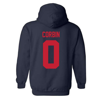 Samford - NCAA Football : Key Corbin - Classic Shersey Hooded Sweatshirt-1