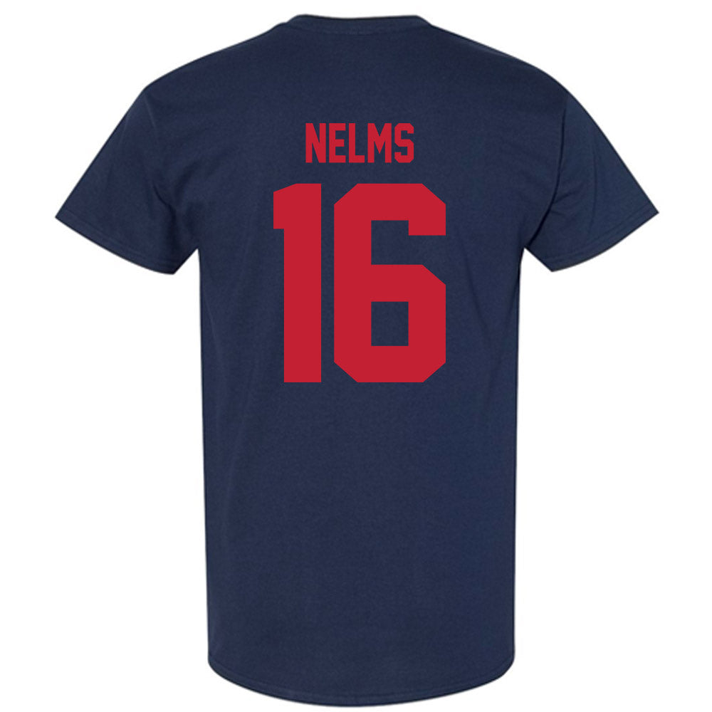 Samford - NCAA Baseball : Easton Nelms - Classic Shersey T-Shirt-1