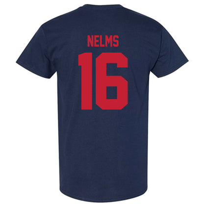 Samford - NCAA Baseball : Easton Nelms - Classic Shersey T-Shirt-1