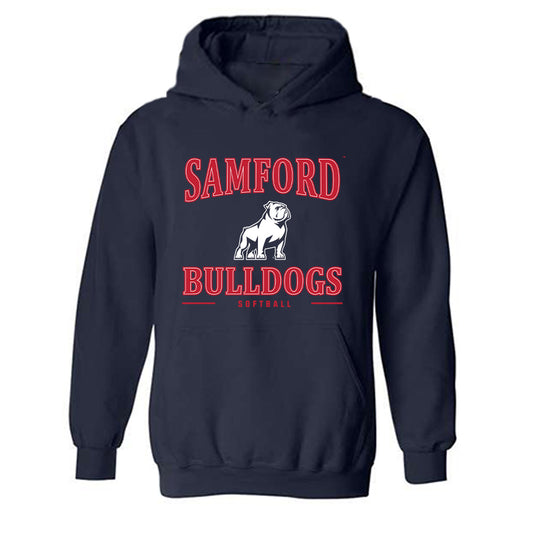 Samford - NCAA Softball : Joi Hubbard - Classic Shersey Hooded Sweatshirt-0