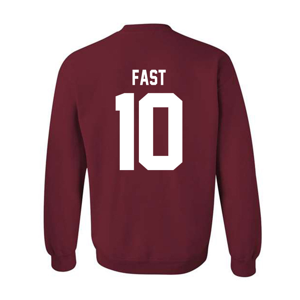 WSU - NCAA Baseball : Taber Fast - Classic Shersey Crewneck Sweatshirt-1