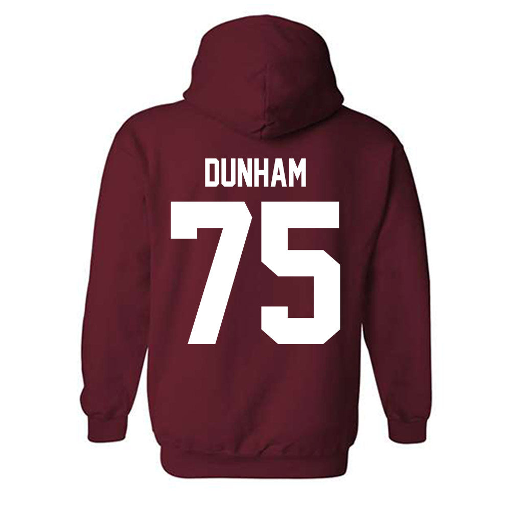WSU - NCAA Football : Noah Dunham - Classic Shersey Hooded Sweatshirt-1
