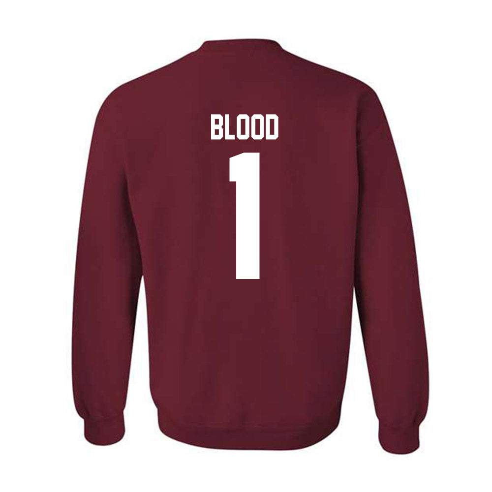 WSU - NCAA Football : Daniel Blood - Classic Shersey Crewneck Sweatshirt-1