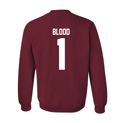WSU - NCAA Football : Daniel Blood - Classic Shersey Crewneck Sweatshirt-1