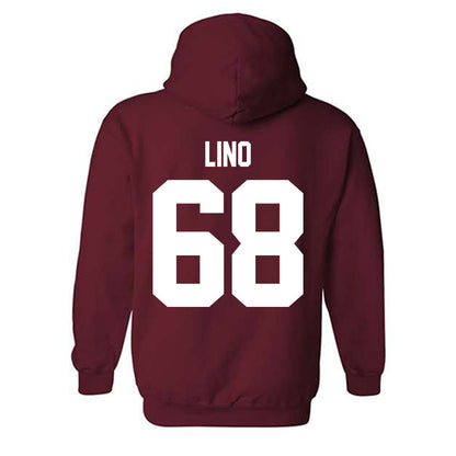 WSU - NCAA Football : Christopher Lino - Classic Shersey Hooded Sweatshirt-1