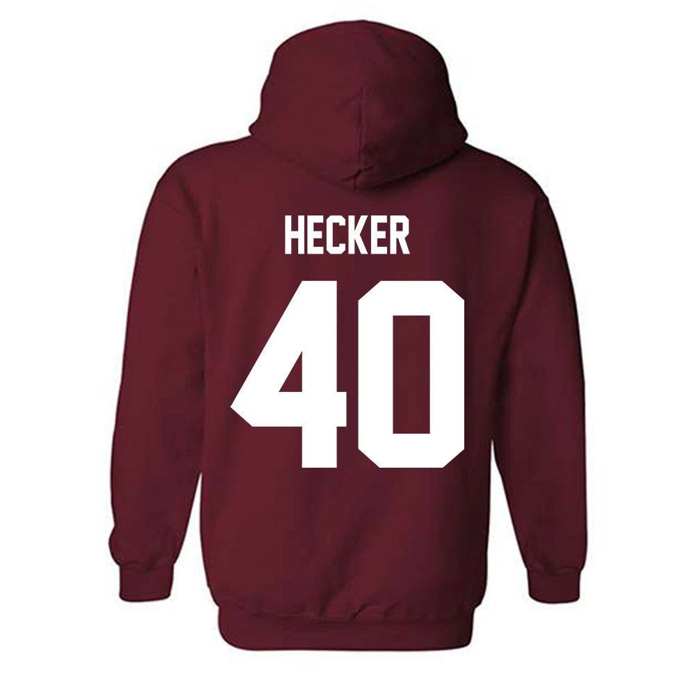 WSU - NCAA Baseball : Joey Hecker - Classic Shersey Hooded Sweatshirt-1