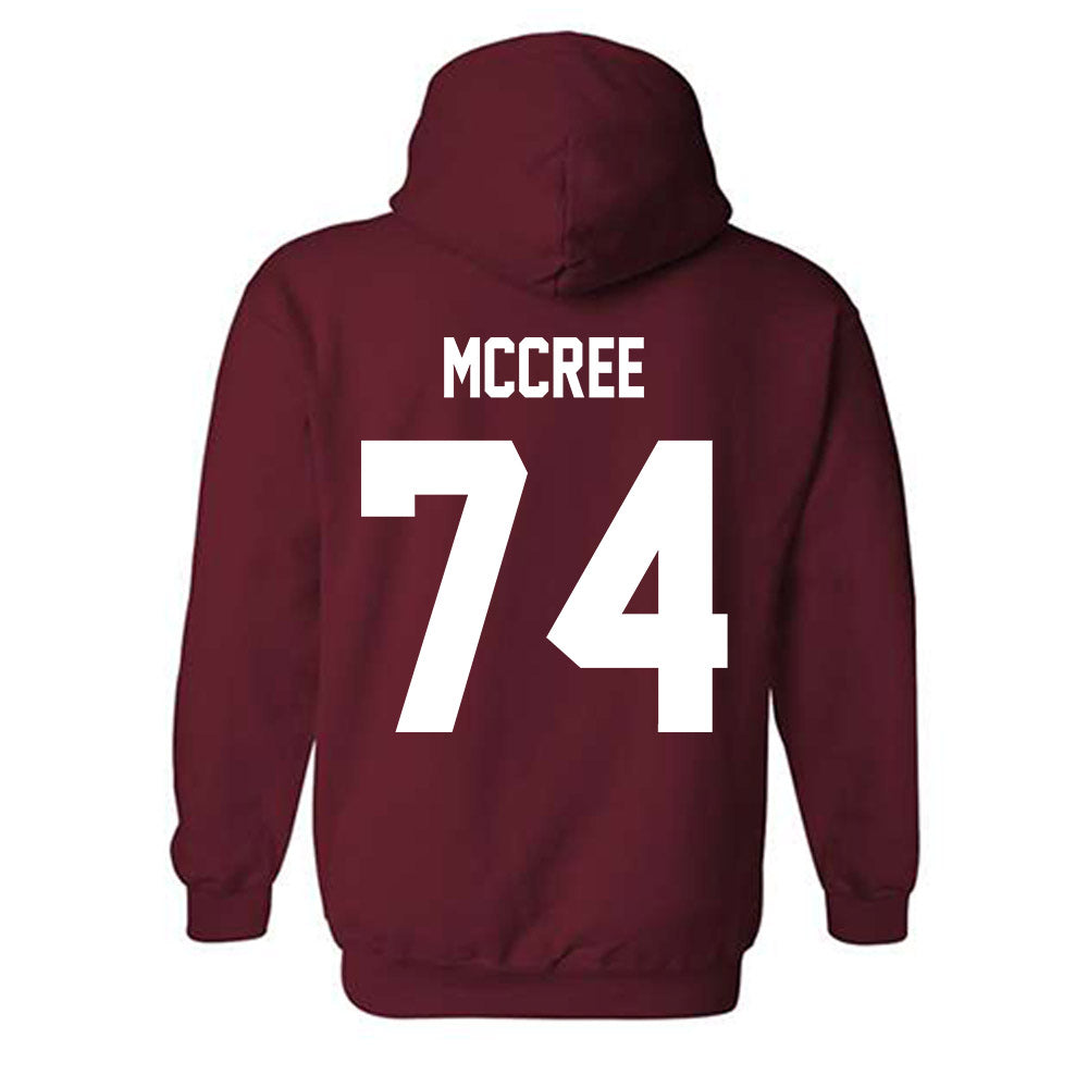 WSU - NCAA Football : Maximus McCree - Classic Shersey Hooded Sweatshirt-1