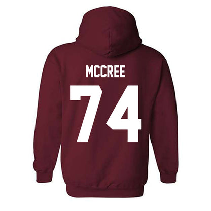 WSU - NCAA Football : Maximus McCree - Classic Shersey Hooded Sweatshirt-1