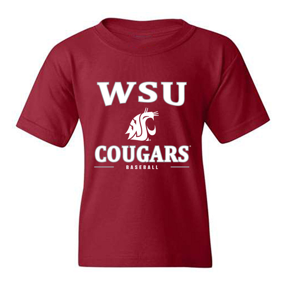 WSU - NCAA Baseball : Max Hartman - Classic Shersey Youth T-Shirt-0