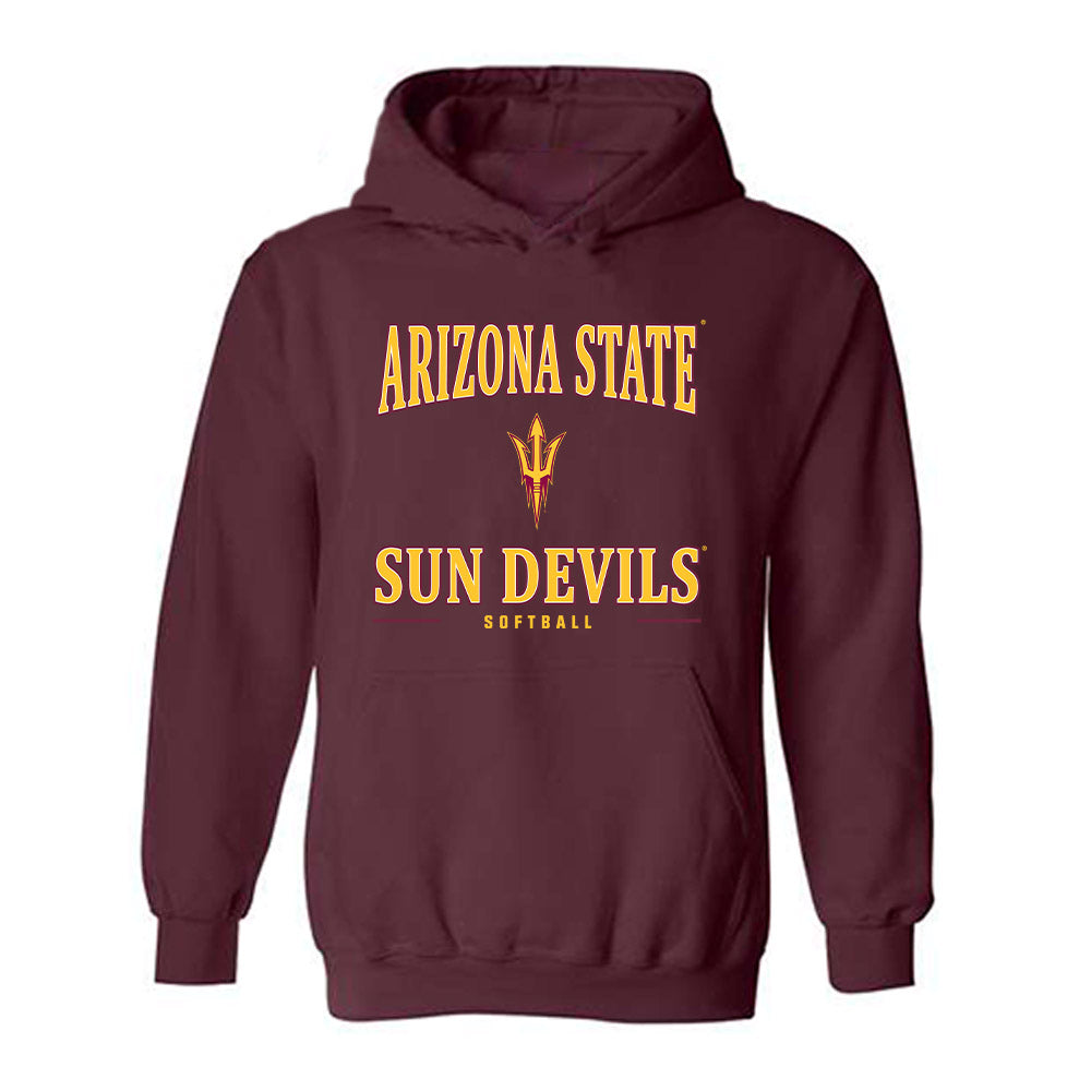 Arizona State - NCAA Softball : Emily Schepp - Classic Shersey Hooded Sweatshirt-0