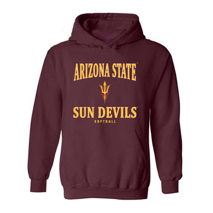Arizona State - NCAA Softball : Brooklyn Ulrich - Classic Shersey Hooded Sweatshirt-0