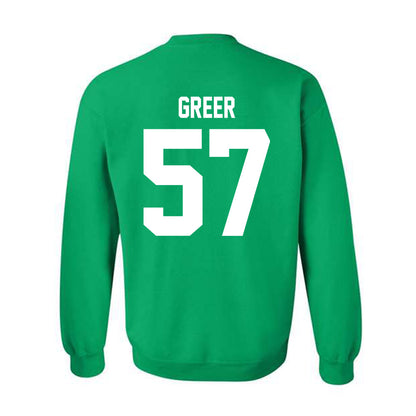 Marshall - NCAA Football : Logan Greer - Classic Shersey Crewneck Sweatshirt-1