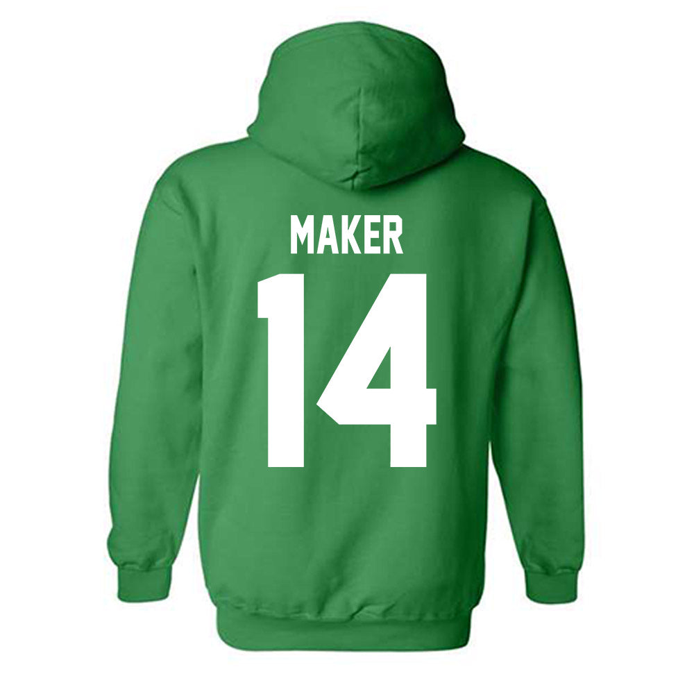 Marshall - NCAA Men's Basketball : Khaman Maker - Classic Shersey Hooded Sweatshirt-1