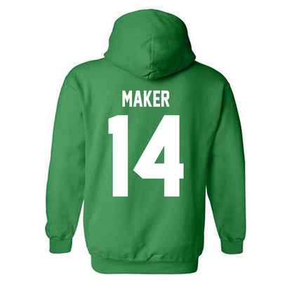 Marshall - NCAA Men's Basketball : Khaman Maker - Classic Shersey Hooded Sweatshirt-1
