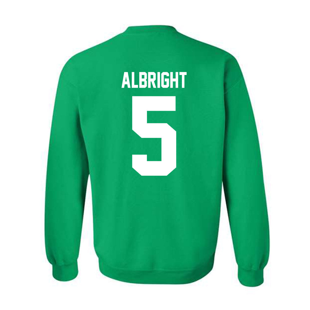 Marshall - NCAA Baseball : Blaine Albright - Classic Shersey Crewneck Sweatshirt-1