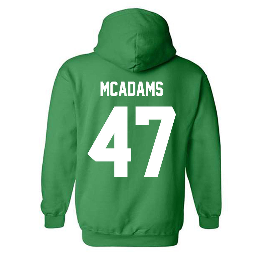 Marshall - NCAA Football : EahJay McAdams - Classic Shersey Hooded Sweatshirt-1