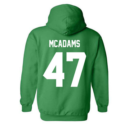 Marshall - NCAA Football : EahJay McAdams - Classic Shersey Hooded Sweatshirt-1