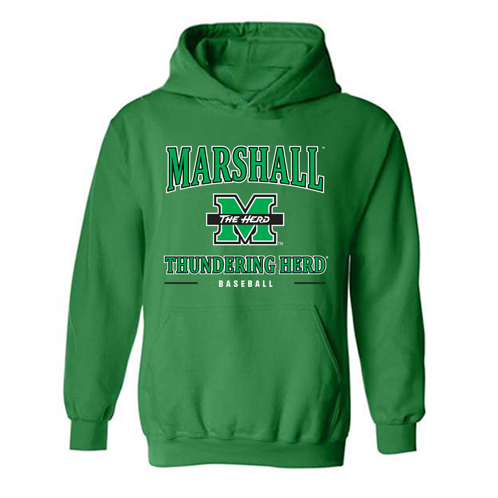Marshall - NCAA Baseball : Hunter Richardson - Classic Shersey Hooded Sweatshirt-0