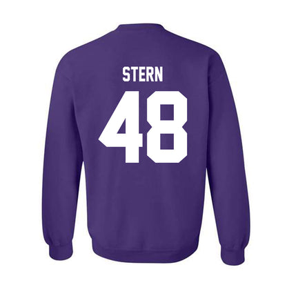 TCU - NCAA Baseball : Nate Stern - Classic Shersey Crewneck Sweatshirt-1