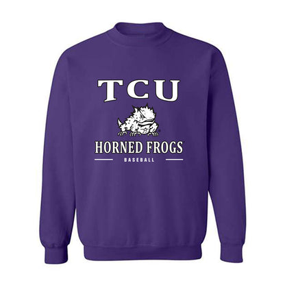 TCU - NCAA Baseball : Nate Stern - Classic Shersey Crewneck Sweatshirt-0