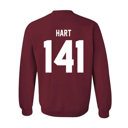 Indiana - NCAA Wrestling : Matt Hart - Classic Shersey Crewneck Sweatshirt-1