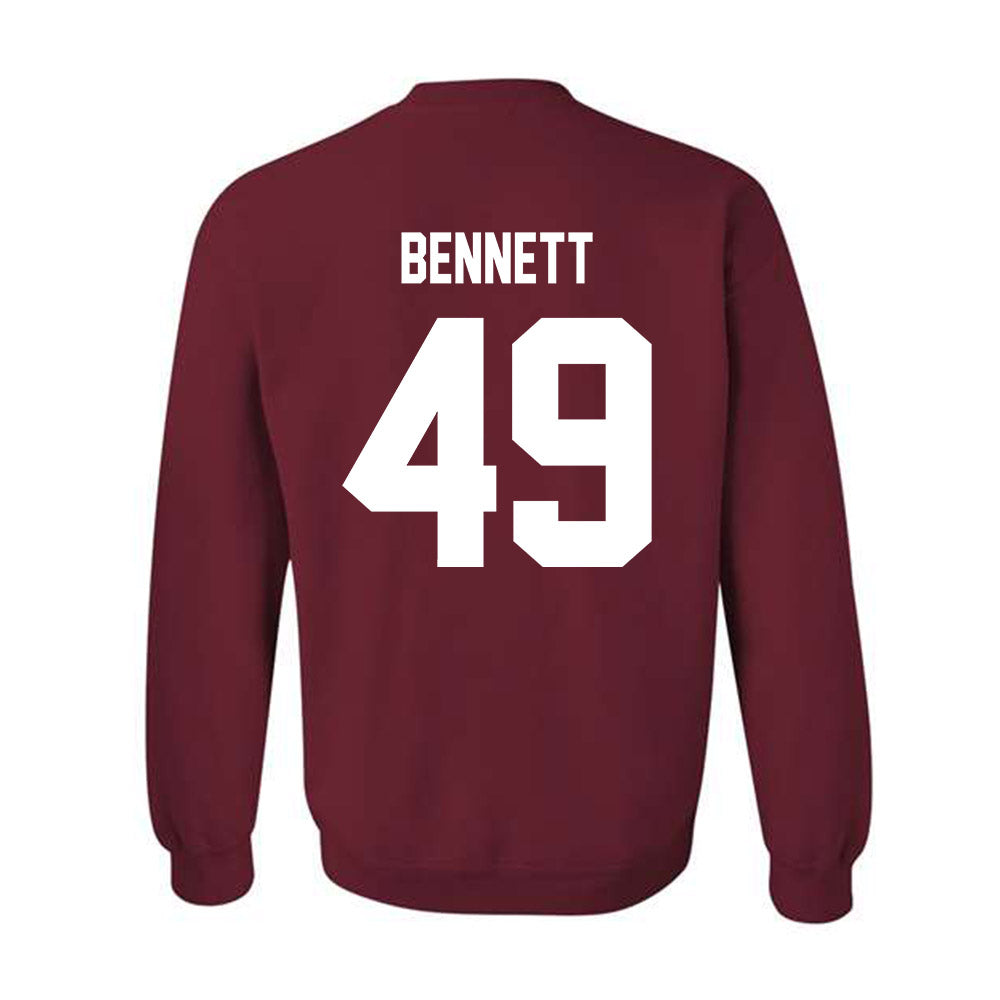 Indiana - NCAA Baseball : Eli Bennett - Classic Shersey Crewneck Sweatshirt-1