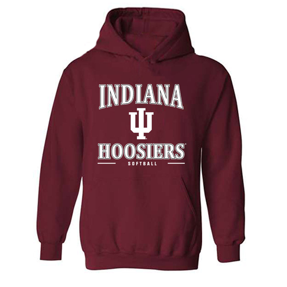Indiana - NCAA Softball : Aubree Hooks - Classic Shersey Hooded Sweatshirt-0