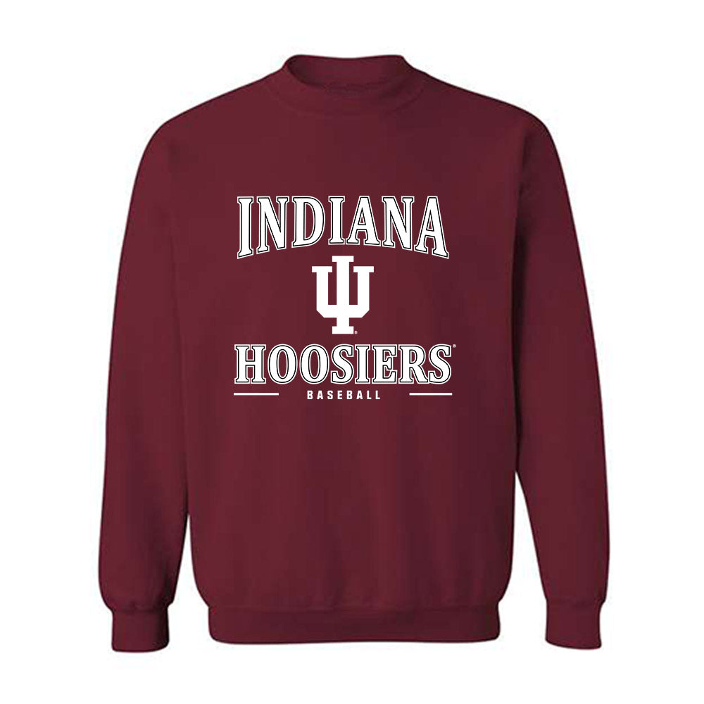 Indiana - NCAA Baseball : Will Moore - Classic Shersey Crewneck Sweatshirt-0