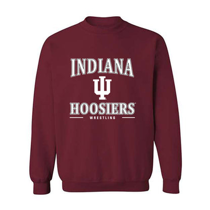 Indiana - NCAA Wrestling : Matt Hart - Classic Shersey Crewneck Sweatshirt-0