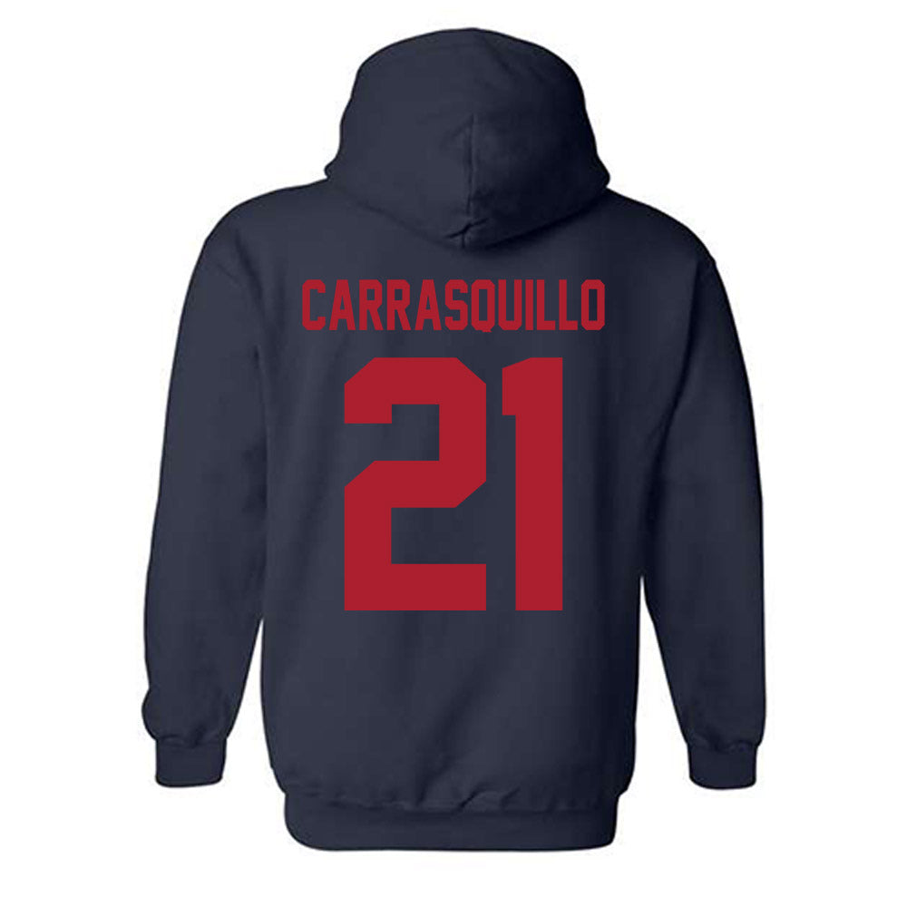 Liberty - NCAA Softball : Alexia Carrasquillo - Classic Shersey Hooded Sweatshirt-1