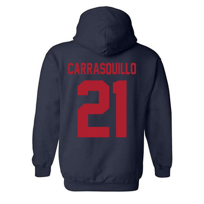 Liberty - NCAA Softball : Alexia Carrasquillo - Classic Shersey Hooded Sweatshirt-1