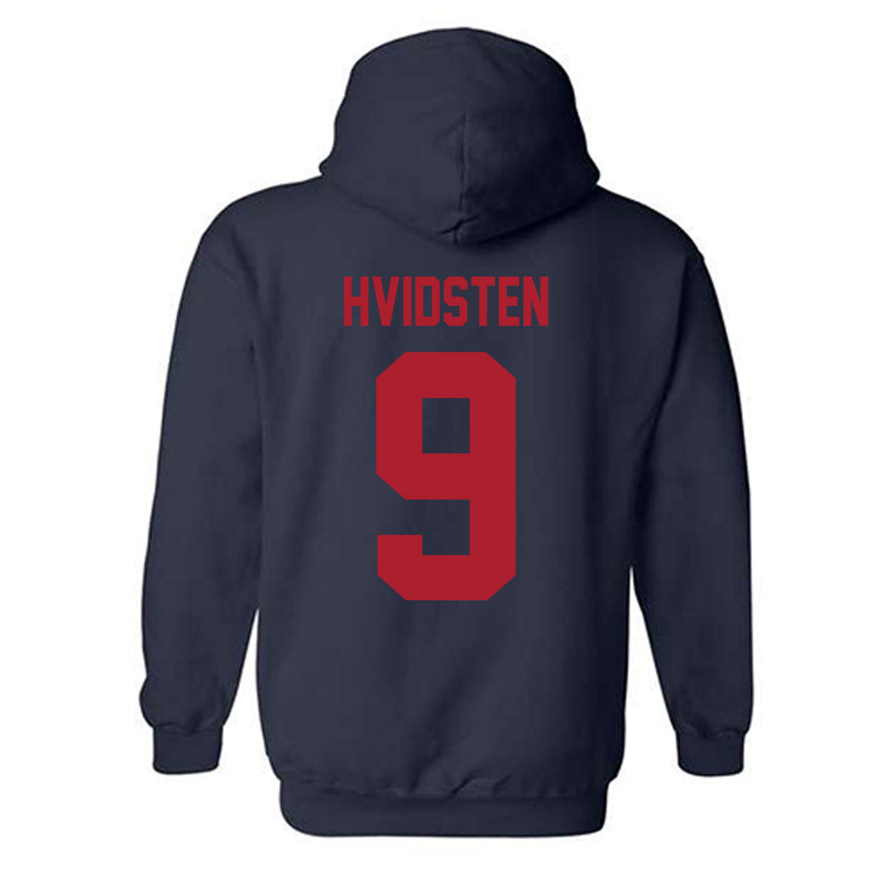 Liberty - NCAA Baseball : Kyle Hvidsten - Classic Shersey Hooded Sweatshirt-1
