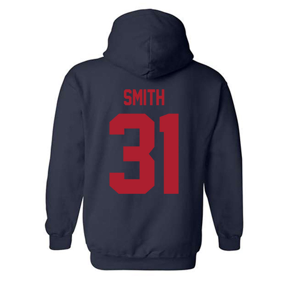 Liberty - NCAA Baseball : Kaleb Smith - Classic Shersey Hooded Sweatshirt-1