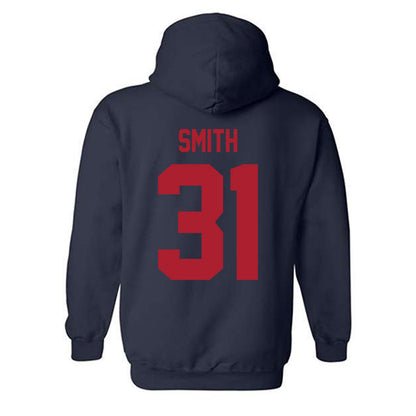 Liberty - NCAA Baseball : Kaleb Smith - Classic Shersey Hooded Sweatshirt-1