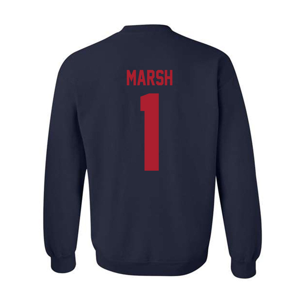 Liberty - NCAA Baseball : Tanner Marsh - Classic Shersey Crewneck Sweatshirt-1